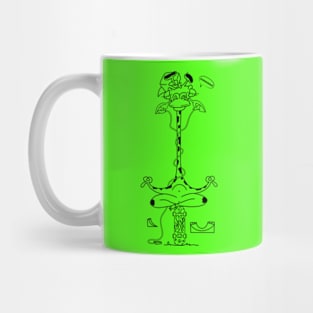 do yoga, skate and repeat giraffe Mug